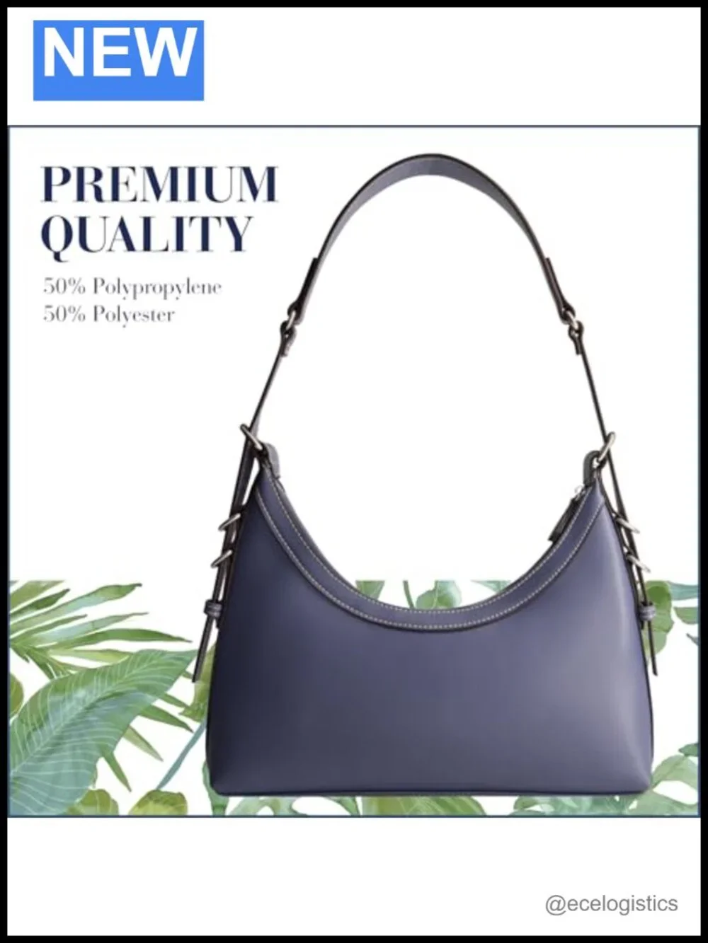 Women's Zip-Top Hobo Handbag with Adjustable Shoulder Strap, Braided Accent